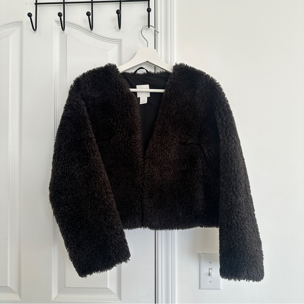 HM Teddy Jacket Black